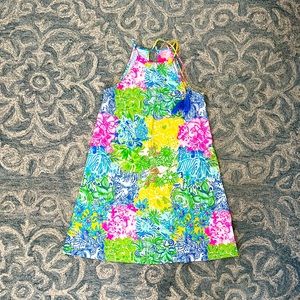 Lilly Pulitzer size xsmall dress with tassel tie back